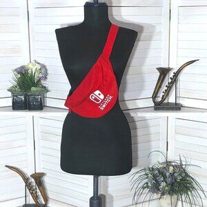 Nintendo Switch Funny Pack Red White Black Buckled Strap